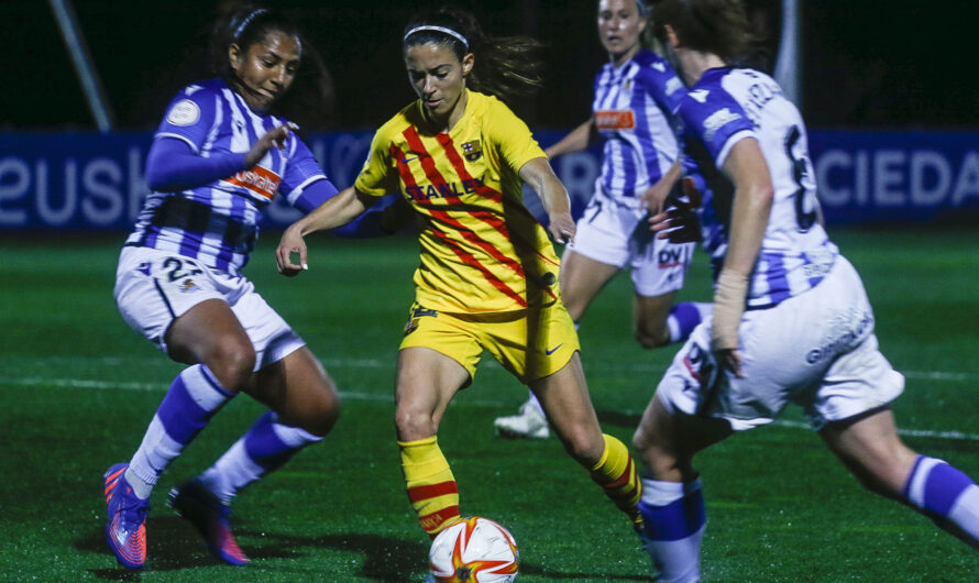 COPA DE LA REINA / CUARTOS DE FINAL / REAL SOCIEDAD vs FC BARCELONA